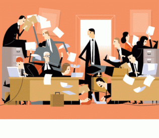 office-chaos-cartoon